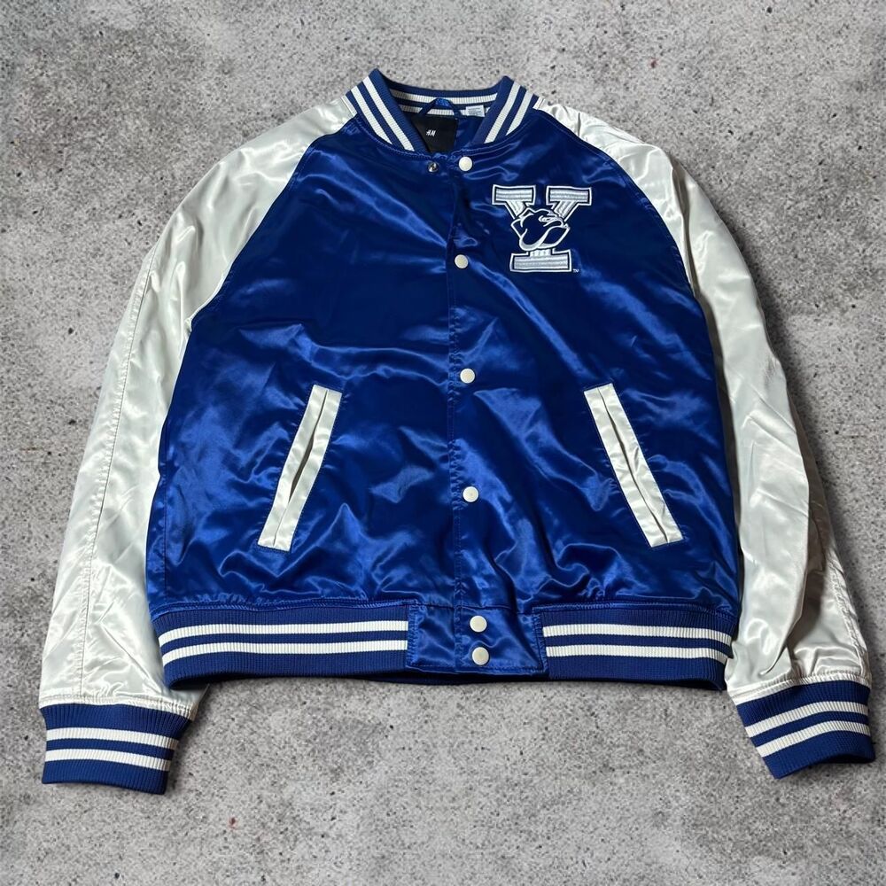 H-m Men's Blue and Navy Jacket